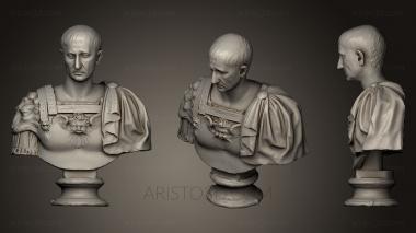 Busts and heads antique and historical (BUSTA_0539) 3D model for CNC machine